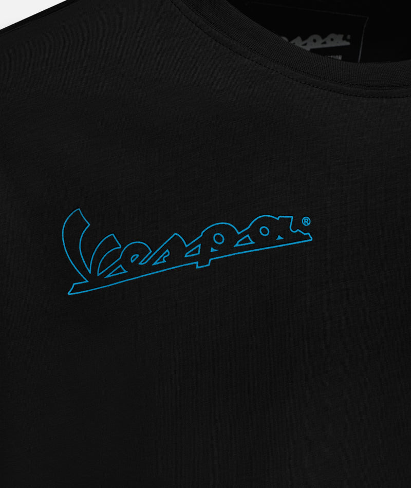 Vespa Dec Black Tee