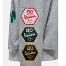Vespa 80th Hoodie - Grey Merlange
