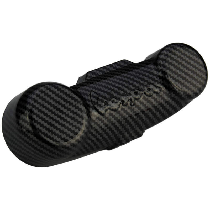 RD Original Vespa PX, T5, LML Fork Link Cover - Carbon Look