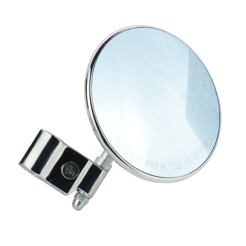 FAR Classic Vespa & Lambretta Chrome Legshield Mirror (Left & Right Hand Side)