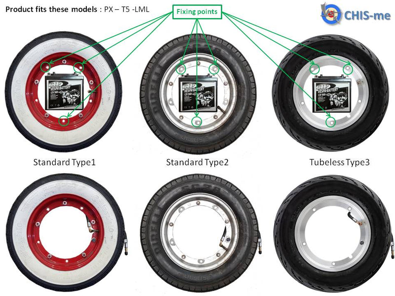 VSK - CHIS-me (PX-T5-LML) Standard or Tubeless Rim