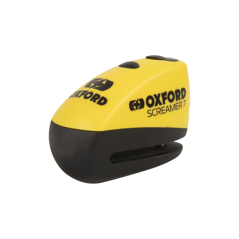 Oxford Screamer 7 Alarm Disc Lock Yellow/Black