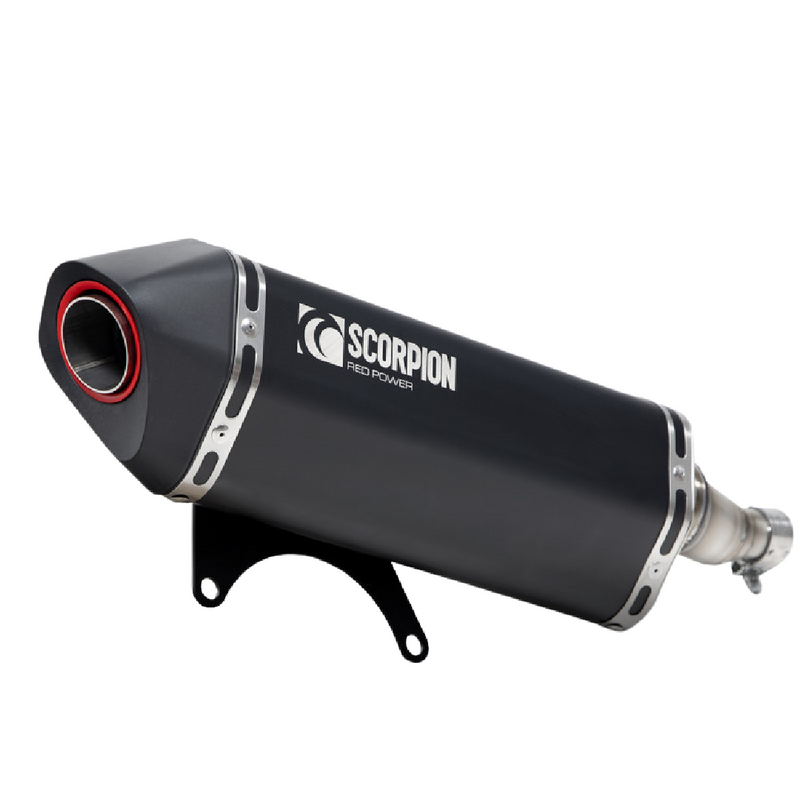 Scorpion Vespa GTS 125 iGET (2017-2019) EURO 4 Black Ceramic Exhaust